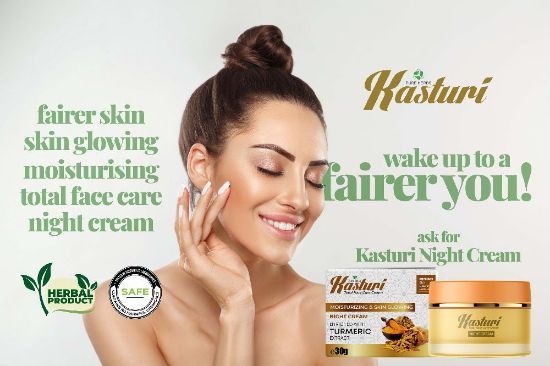 Picture of Kasturi Turmeric Face Care Cream {Night Cream}