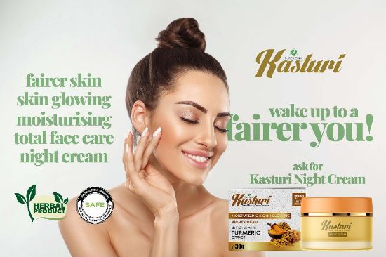 Picture of Kasturi Turmeric Night Cream — Overnight Skin Repair & Brightening